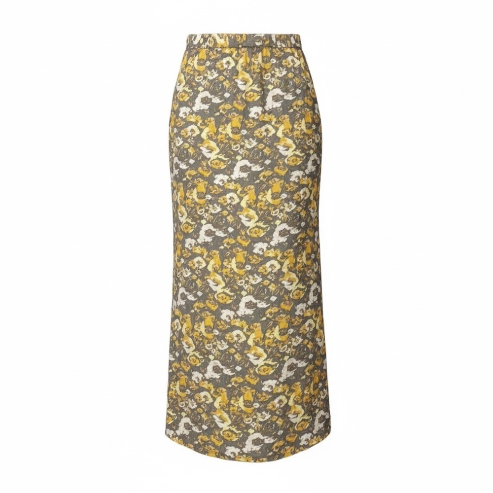 The Cause Collection floral silk maxi skirt, medium